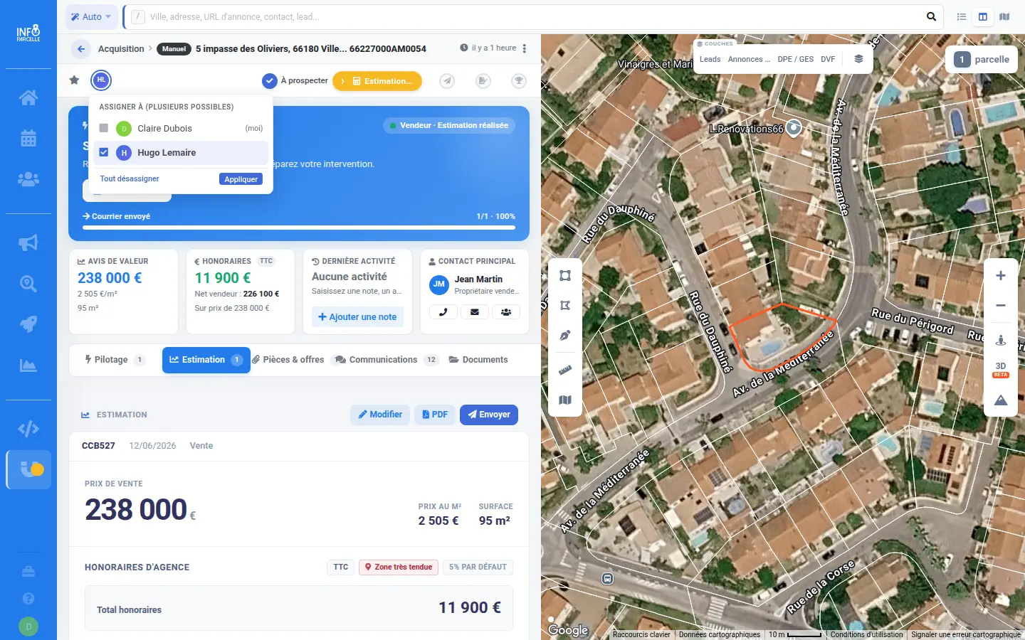 Partage de leads entre collaborateurs