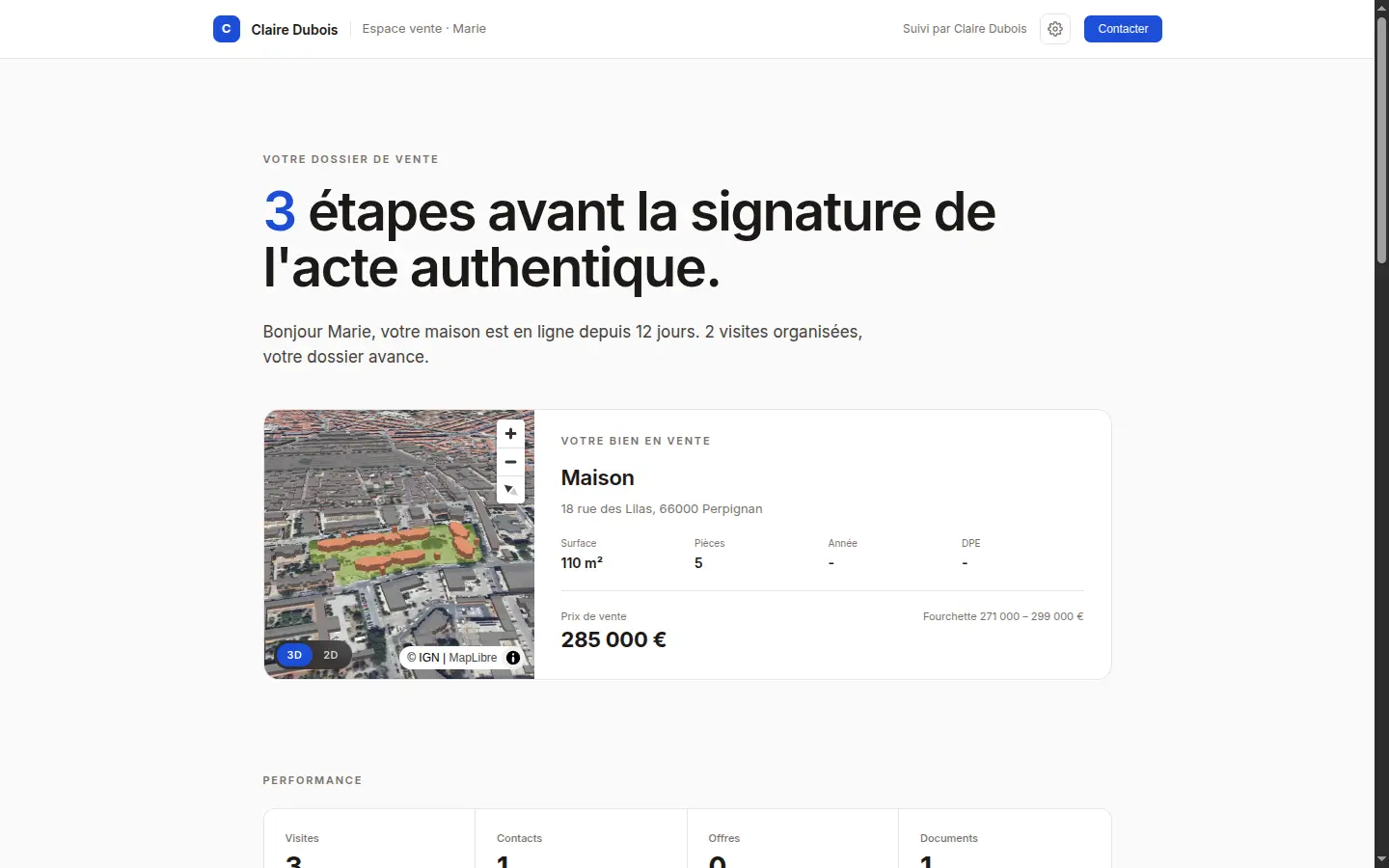 Portail client Infoparcelle